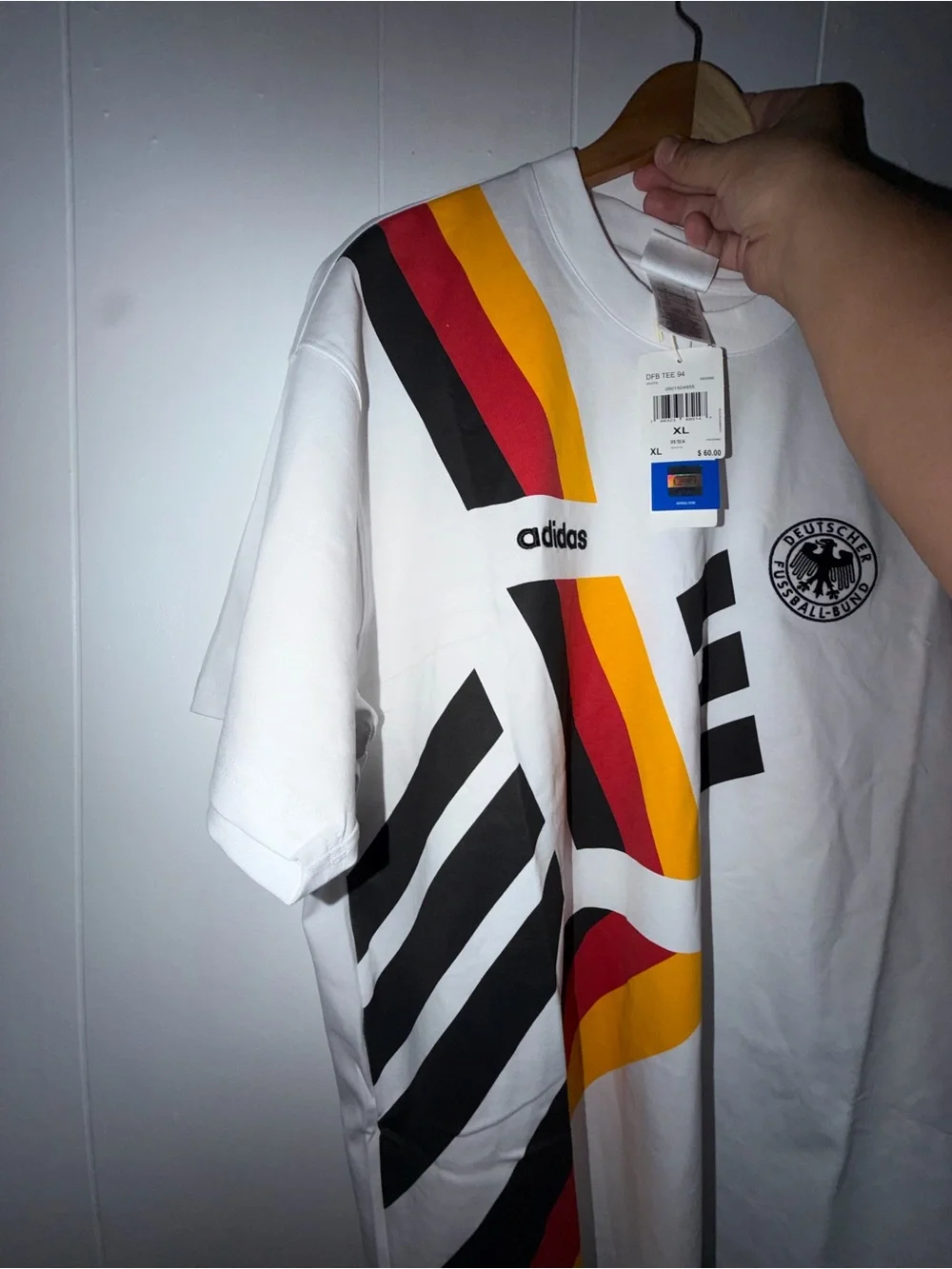 Men Adidas Germany T-Shirt Size XL